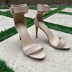 Candies tan blush stiletto heels size 7